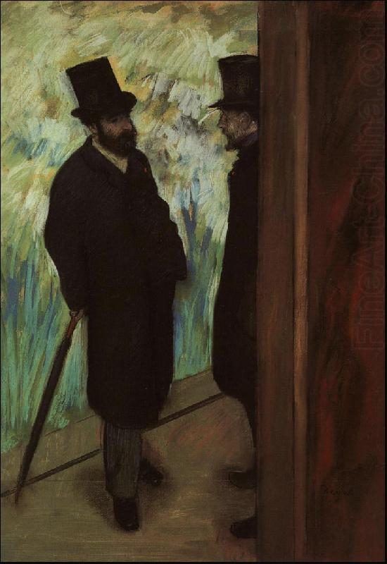 Edgar Degas Halevy and Cave Backstage at the Opera china oil painting image